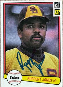 Ruppert Jones Signed 1982 Donruss Baseball Card - San Diego Padres - PastPros