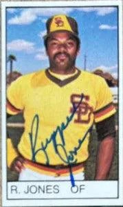 Ruppert Jones Signed 1983 All-Star Game Program Insert Baseball Card - San Diego Padres
