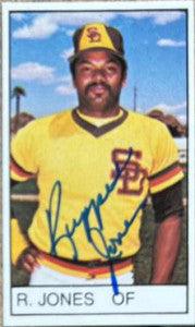 Ruppert Jones Signed 1983 All-Star Game Program Insert Baseball Card - San Diego Padres - PastPros