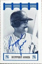 Ruppert Jones Signed 1992 WIZ Baseball Card - New York Yankees