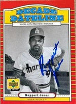 Ruppert Jones Signed 2001 Upper Deck Decade 1970's Baseball Card - Seattle Mariners