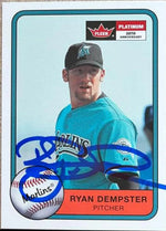 Ryan Dempster Signed 2001 Fleer Platinum Baseball Card - Florida Marlins