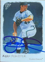 Ryan Dempster Signed 2002 Topps Gallery Baseball Card - Florida Marlins