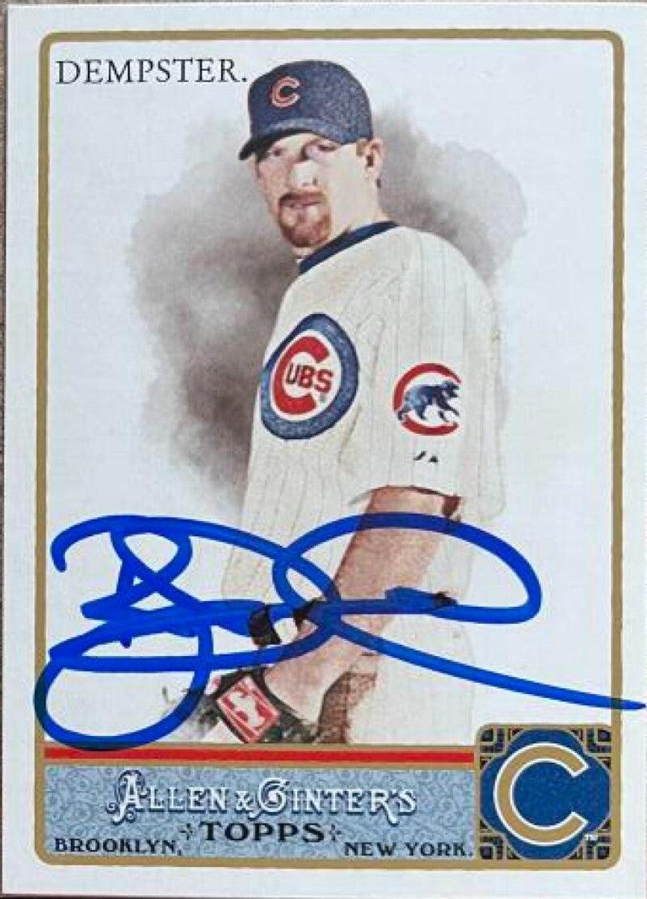 Ryan Dempster Signed 2011 Allen & Ginter Baseball Card - Chicago Cubs - PastPros