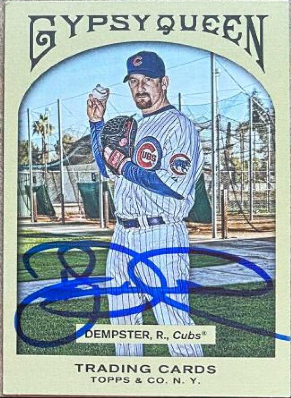 Ryan Dempster Signed 2011 Gypsy Queen Baseball Card - Chicago Cubs - PastPros