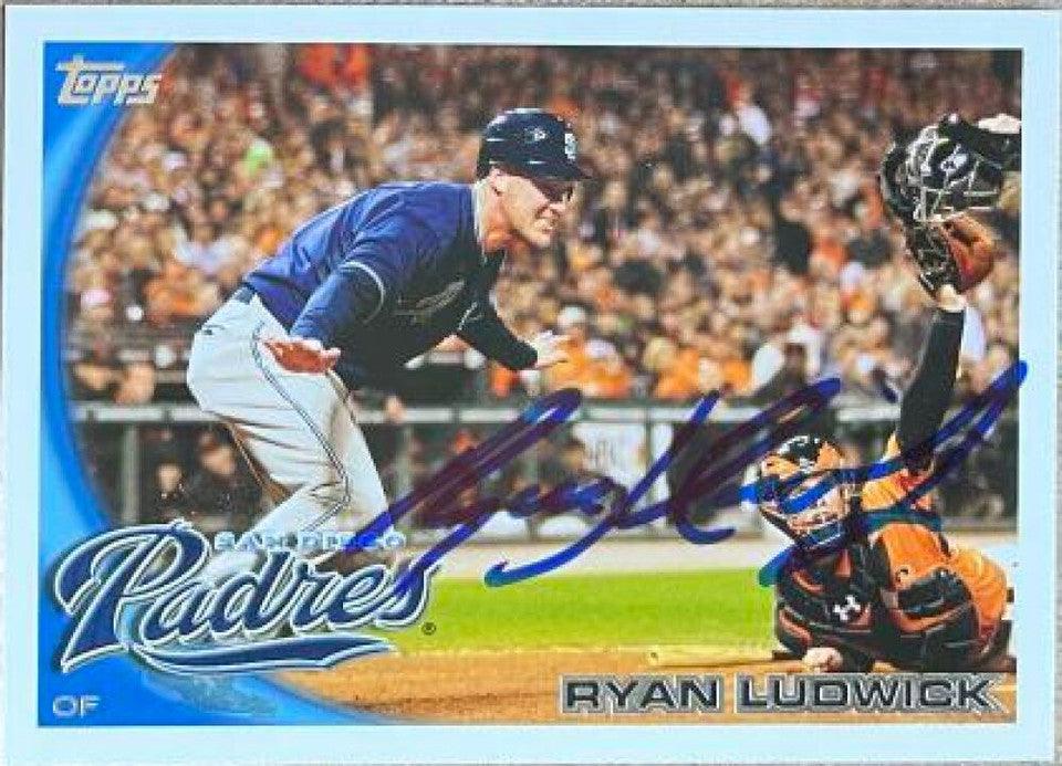 Ryan Ludwick Signed 2010 Topps Update Baseball Card - San Diego Padres - PastPros