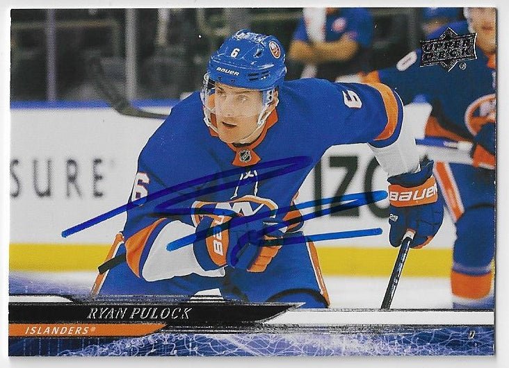 Ryan Pulock Signed 2024-25 Upper Deck Hockey Card - New York Islanders