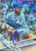 Scott Van Slyke Autographed 2017 Topps Rainbow Foil Baseball Card - Los Angeles Dodgers