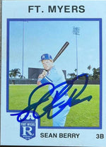 Sean Berry Autographed 1987 ProCards Baseball Card - Ft Myers Royals