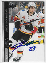Sean Monahan Signed 2020-21 Upper Deck Hockey Card - Calgary Flames