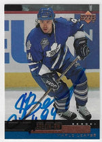 Sergei Berezin Signed 1999 - 2000 Upper Deck Hockey Card - Toronto Maple Leafs - PastPros