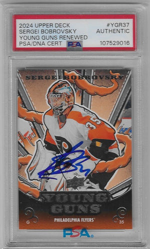 Sergei Bobrovsky Signed 2024-25 Upper Deck YG Renewed Hockey Card - Philadelphia Flyers