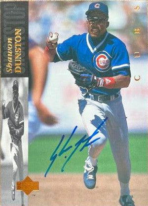 Shawon Dunston Signed 1994 Upper Deck Baseball Card - Chicago Cubs - PastPros