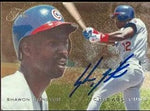 Shawon Dunston Signed 1995 Flair Baseball Card - Chicago Cubs
