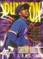 Shawon Dunston Signed 1997 Circa Baseball Card - Chicago Cubs