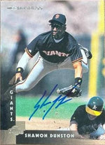 Shawon Dunston Signed 1997 Donruss Baseball Card - San Francisco Giants
