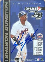 Shawon Dunston Signed 2000 MLB Showdown Unlimited Baseball Card - New York Mets