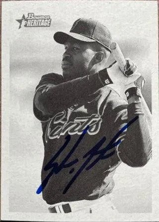 Shawon Dunston Signed 2001 Bowman Heritage Baseball Card - San Francisco Giants