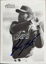 Shawon Dunston Signed 2001 Bowman Heritage Baseball Card - San Francisco Giants