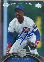 Shawon Dunston Signed 2007 Upper Deck Sweet Spot Classic Baseball Card - Chicago Cubs