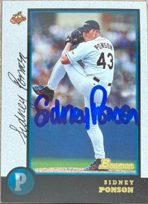 Sidney Ponson Signed 1998 Bowman Baseball Card - Baltimore Orioles