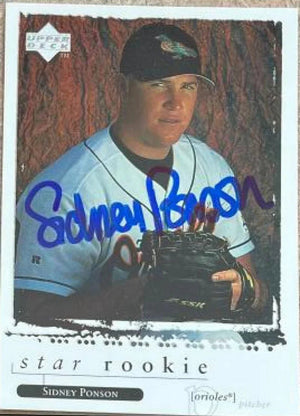 Sidney Ponson Signed 1998 Upper Deck Baseball Card - Baltimore Orioles