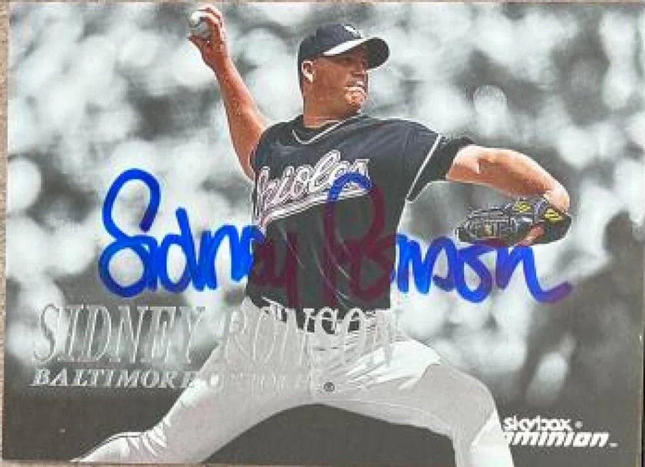 Sidney Ponson Signed 2000 Skybox Dominion Baseball Card - Baltimore Orioles