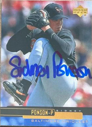 Sidney Ponson Signed 2000 Upper Deck Baseball Card - Baltimore Orioles