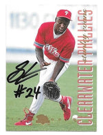 Stanley Evans Signed 1994 Classic Best Gold Baseball Card - Clearwater Phillies