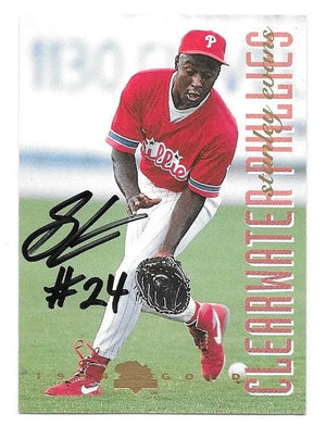 Stanley Evans Signed 1994 Classic Best Gold Baseball Card - Clearwater Phillies - PastPros