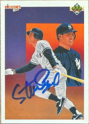 Steve Sax Autographed 1990 Upper Deck - New York Yankees #18