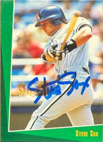 Steve Sax Autographed 1993 Score Select - Chicago White Sox #160
