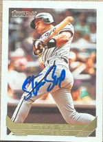 Steve Sax Autographed 1993 Topps Gold - Chicago White Sox #367