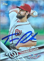 Tanner Roark Signed 2017 Topps Opening Day Baseball Card - Washington Nationals #177