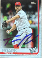 Tanner Roark Signed 2019 Topps Baseball Card - Washington Nationals #301