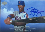 Terrence Long Signed 1995 Upper Deck Minors Baseball Card - New York Mets - PastPros