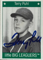 Terry Puhl Signed 1991 More LIttle Big Leaguers Baseball Card - Houston Astros