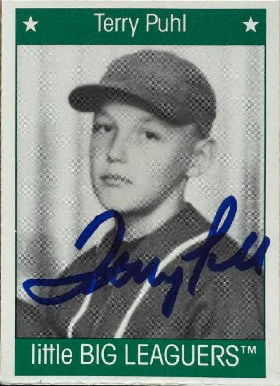 Terry Puhl Signed 1991 More LIttle Big Leaguers Baseball Card - Houston Astros