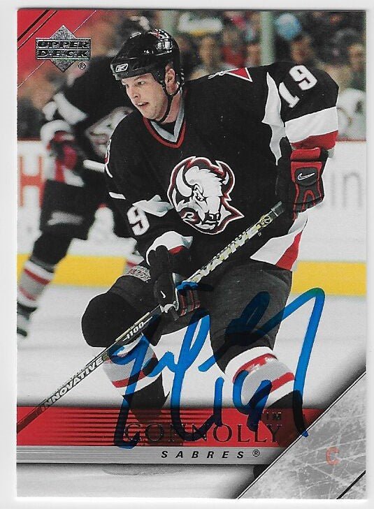 Tim Connolly Signed 2005-06 Upper Deck Hockey Card - Buffalo Sabres