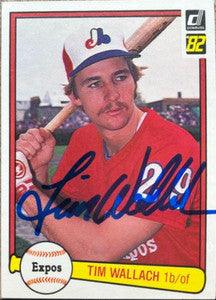 Tim Wallach Signed 1982 Donruss Baseball Card - Montreal Expos - PastPros