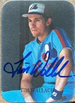 Tim Wallach Signed 1987 The Press Box Baseball Card - Montreal Expos
