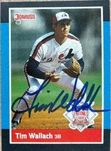 Tim Wallach Signed 1988 Donruss All-Stars Baseball Card - Montreal Expos