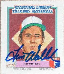 Tim Wallach Signed 1988 Parker Bros Starting Lineup Talking Baseball Card - Montreal Expos - PastPros