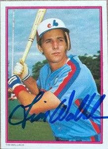 Tim Wallach Signed 1988 Topps All-Star Glossy Baseball Card - Montreal Expos