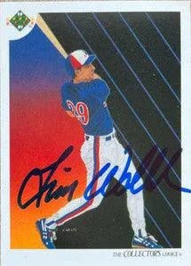 Tim Wallach Signed 1991 Upper Deck Baseball Card - Montreal Expos #96