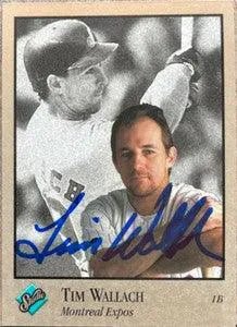 Tim Wallach Signed 1992 Studio Baseball Card - Montreal Expos