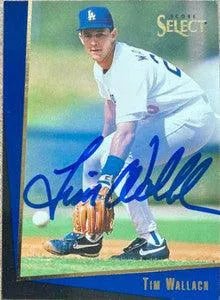 Tim Wallach Signed 1993 Score Select Rookies & Traded Baseball Card - Los Angeles Dodgers