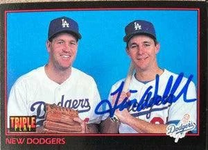 Tim Wallach Signed 1993 Triple Play Baseball Card - Los Angeles Dodgers