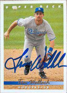 Tim Wallach Signed 1993 Upper Deck Baseball Card - Los Angeles Dodgers - PastPros