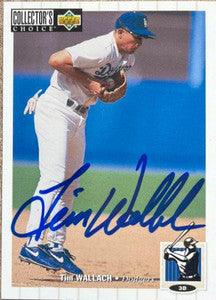 Tim Wallach Signed 1994 Collector's Choice Baseball Card - Los Angeles Dodgers - PastPros